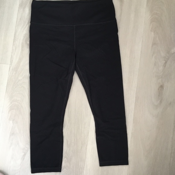 Athleta, size medium, black capri - Picture 2 of 3